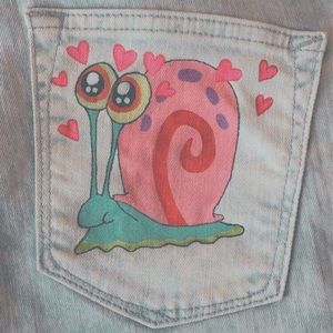 Painted Skinny Jeans